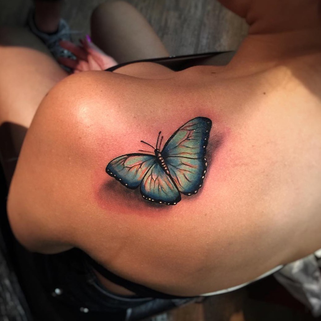 Alexis sky butterfly tattoo