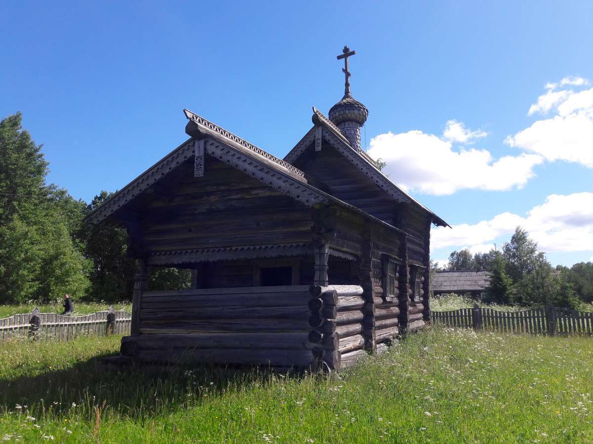 Вертково Клинский район деревянная Церковь