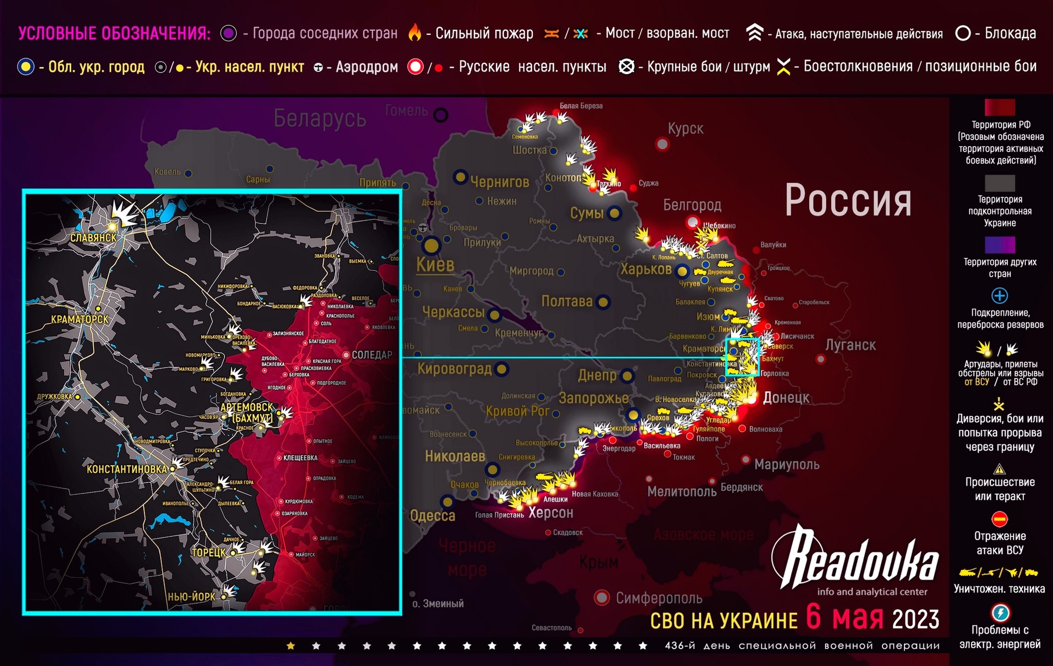 Карта боевых действий под херсоном